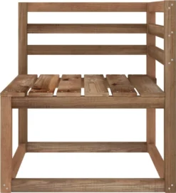 VidaXL 2-tlg. Garten-Lounge-Set Braun Imprägniertes Kiefernholz -Deutschland Garten Zier Verkaufs-Shop 54a2f008ed21873defb1401f38956819