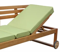 Dehner Funktionsbank/-liege Rio, Ca. 202.5 X 75 X 69.5 Cm, Inkl. Polster, FSC® Akazienholz, Natur -Deutschland Garten Zier Verkaufs-Shop 5590c5c450809719d1053219ecd28493