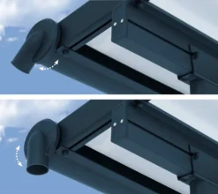 Palram-Canopia Aluminium Terrassenüberdachung Mit Doppelstegplatten "Sierra" Anthrazit 230 X 230 Cm -Deutschland Garten Zier Verkaufs-Shop 55cc31acb95a3f918d74d83c20afd789