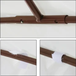 Clanmacy Haengematte Mit Gestell Und Sonnendach, Hammock Aus Wetterfestem Laerchenholz, Bis 200kg, Stabhaengematte Fuer 2 Personen Outdoor Und Indoor -Deutschland Garten Zier Verkaufs-Shop 576950938b8c7c7468c73697c0a79ed2