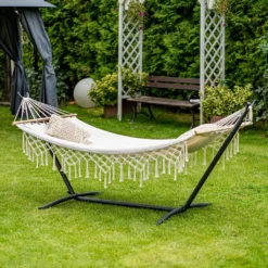 NABBI Hängematte Bura 200x100 Cm - Cremig -Deutschland Garten Zier Verkaufs-Shop 5787badf7be40c34701e40930d0b2cc9