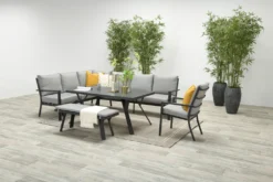 Garden Impressions Sergio Lounge/Dining Set 3-teilig Links Hellgrau -Deutschland Garten Zier Verkaufs-Shop 5791926f913ed2e52feca68e8030e6d4