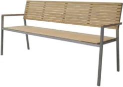 Garden Pleasure Bank DENVER 2-Sitzer Edelstahl 304 Gebürstet / Teak100% 304770 -Deutschland Garten Zier Verkaufs-Shop 58676f1282d47e3b539fd83430fb9da9