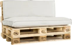 Unique Living Unique Palletkussen Luanda Kiezel Beige - 120 X 80 Cm