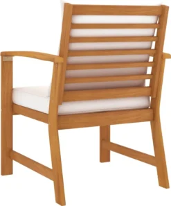 VidaXL Gartenstühle 2 Stk. Mit Creme-Kissen Akazie Massivholz -Deutschland Garten Zier Verkaufs-Shop 598a1cab784c9357063373a22686cc87