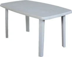 Munduku Tisch Sorrento, 140x80 Cm, Weiss