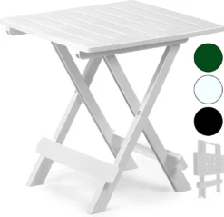 Klapptisch Beistelltisch Klappbar 50x45x43 Cm Balkontisch Campingtisch Gartentisch Kunststoff, Farbe:2x Schwarz -Deutschland Garten Zier Verkaufs-Shop 5a6afb5d9c93194c8e8010ff20520cf6 1