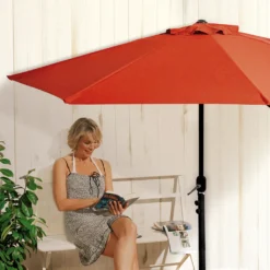 Easymaxx Balkon-Sonnenschirm »Halbrund« -Deutschland Garten Zier Verkaufs-Shop 5ac6f043ebda000a85319119596fc9ca