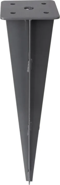 SONGMICS Erdanker, Bodenhalterung Für Standpfosten Von Seitenmarkisen, Bodenanker, Erdnagel, Nur Für SONGMICS Seitenmarkisen Mit Alu-Standpfosten Geeignet, 11,5 X 11,5 X 46 Cm, Grau GSA001 -Deutschland Garten Zier Verkaufs-Shop 5acf40aea188f370b5b6f5d186da1ba6