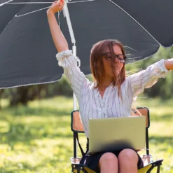 Relaxdays Grauer Sonnenschirm 160 Cm -Deutschland Garten Zier Verkaufs-Shop 5b2b5c933674960a5a189e3a4d60a1ba