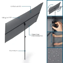 Sonnenschirm Gartenschirm Balkonschirm Sichtschutz Strand Schirm Wasserabweisend -Deutschland Garten Zier Verkaufs-Shop 5b313ef428afec9be178ae44aaeb033b