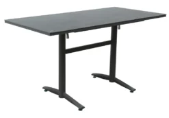 Dehner Klapptisch Riverside, Ca. 140 X 75 X 70 Cm, Aluminium/Keramik, Grau