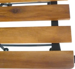 VidaXL Klappbare Gartenstühle 2 Stk. Stahl Und Massivholz Akazie -Deutschland Garten Zier Verkaufs-Shop 5c6e876149fc493c1106069abed5967f