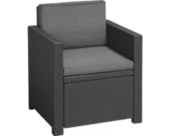 Loungeset Keter Victoria Polyrattan Optik 4-Sitzer 4-teilig Grau Inkl. Polster -Deutschland Garten Zier Verkaufs-Shop 5d2dd7ebe0234c6936220a8b5505bec8