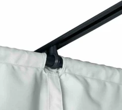 Pavillon Sky, 300x400cm, Gestell Aus Aluminium/Stahl, Pulverbschichtet In Anthrazit, Dach Aus Polyester 200g In Grau, Zerlegt Im Karton Verpackt -Deutschland Garten Zier Verkaufs-Shop 5ddbab333ebc6cf70dc6f6862bff5474