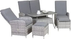 Primaster Dining Lounge Möbelset Peguera Inkl. Sitz- Und Rückenkissen -Deutschland Garten Zier Verkaufs-Shop 5e1273efa00a2f02c6c2de665ce0d355