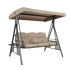 HOME DELUXE - Hollywoodschaukel DESCANSO Beige Doppel Gartenliege Lounge-Pavillon -Deutschland Garten Zier Verkaufs-Shop 5e16f9fe806f96c9648dd592831d337a