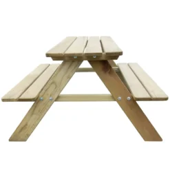 VidaXL Kinder-Picknicktisch 89×89,6×50,8 Cm Kiefernholz -Deutschland Garten Zier Verkaufs-Shop 5e94c937f12fb308b048e11d73b04c45