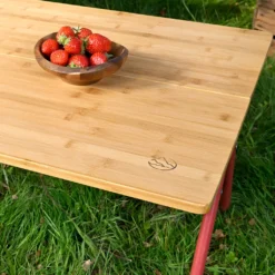 Zusammenklappbarer Beistelltisch Holz, Outdoor Campingtisch Klappbar Für Camping Und Garten, 58 X 38 X 58 Cm, Bambus, Inkl. Tragetasche -Deutschland Garten Zier Verkaufs-Shop 5f02de7d3e079ee8ae5ffcd756956c53