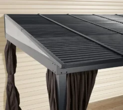 Sojag Aluminium Terrassenüberdachung Portland 10x16 Grau 288x488x240 Cm -Deutschland Garten Zier Verkaufs-Shop 5f90f0fd33d15deafdd3cd27ce461902