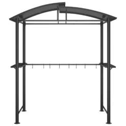 VidaXL Grillpavillon Mit Seitenregalen Anthrazit 210x114x230 Cm Stahl -Deutschland Garten Zier Verkaufs-Shop 5fd28b1ae0aac33431389247f23c254f