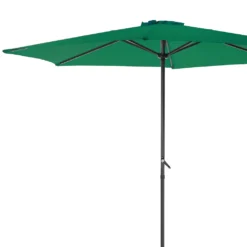 Wohaga® Sonnenschirm 'Sydney' Ø3xH2,5m Grün -Deutschland Garten Zier Verkaufs-Shop 6003e4dd6985a56804335dabedbb795d