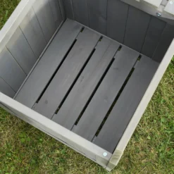 Mucola 2 Blumenkästen Mit Gartenbank In Grau Aus Holz Garten Bank Blumenkasten Holzbank -Deutschland Garten Zier Verkaufs-Shop 60bd322af698983613bdacb29ddc0cac