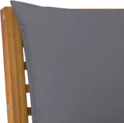 VidaXL Gartenbank 114,5 Cm Mit Dunkelgrauem Kissen Massivholz Akazie -Deutschland Garten Zier Verkaufs-Shop 6188c15e036b596ae0da4c48a6ef7a2f