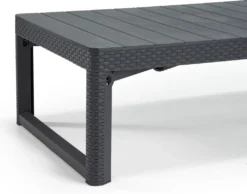 Allibert Gartentisch Lyon, Graphitgrau -Deutschland Garten Zier Verkaufs-Shop 619cd4d591a8e1f2c18e7d0553642d06