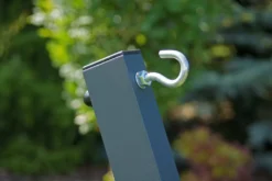 Potenza Outdoor Pereira Hängematte Mit Aluminium Gestell Für 2 Personen I 100% Baumwolle Doppelhängematte 230x160 Cm, 200kg I Hängemattengestell 200kg, Wetterfest -Deutschland Garten Zier Verkaufs-Shop 6247da51cf944388ca186f39f4c6a380