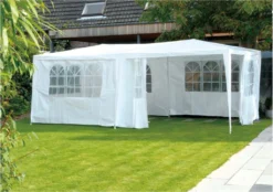 Lifetime Garten Partyzelt 2,5 X 3 X 6 Meter - Bis 70 Personen - 6 Seitenwände Und Fenstern, Gartenzelt Pavillon Für Sonnenschutz - Weiß -Deutschland Garten Zier Verkaufs-Shop 63670919236c306799e409be2109e329
