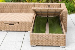 Merxx Gartenlounge Veneto Stahl, Kunststoffgeflecht Natur 215 Cm X 140 Cm X 56 Cm -Deutschland Garten Zier Verkaufs-Shop 641d5a53f6b3cef1fd05fa86e4390be7