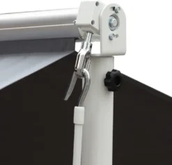 Outsunny Standmarkise Gartenmarkise Markise Mit Faltarm Kurbel Terrasse Grau 4,5x3,42m -Deutschland Garten Zier Verkaufs-Shop 6498ed873b8140f701eb130d258bb738