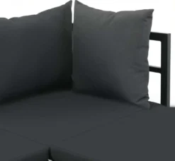 VidaXL 2-tlg. Garten-Ecksofa-Set Mit Auflagen Aluminium WPC -Deutschland Garten Zier Verkaufs-Shop 6529fd310152090833775bbabce532f4