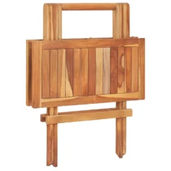 VidaXL Klappbarer Bistrotisch 60 X 60 X 65 Cm Teak Massiv -Deutschland Garten Zier Verkaufs-Shop 658cd78ecde4616dc8cd75e2101879a1