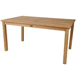 KMH® TEAK Gartentisch Rechteckig 150*90cm