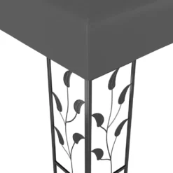 VidaXL Pavillon Mit LED-Lichterkette 3x3 M Anthrazit -Deutschland Garten Zier Verkaufs-Shop 65d269b05a9e9a9d79b602e900481d0f