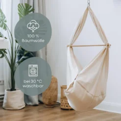 SWING2SLEEP - Federwiegen-Hängematte Dream2sleep In Der Farbe Beige -Deutschland Garten Zier Verkaufs-Shop 67b97044c55f60b52205482a449cf655