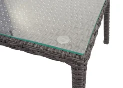 Poly-Rattan Garnitur HWC-J38, Garten-/Lounge-Set Sitzgruppe, Spun Poly Halbrundes Rattan Grau, Kissen Anthrazit -Deutschland Garten Zier Verkaufs-Shop 682d0e40c6ce39a8243acebd642517b7