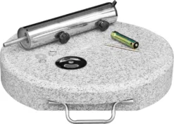 Sonnenschirmständer Rund 30kg Rollbar Hellgrau Poliert -Deutschland Garten Zier Verkaufs-Shop 68dd9f82d877ccdf00871c4761dd4c60