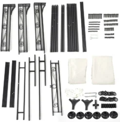 Mondeer Gartenpavillon 3x4m Premium Pavillon Seitenwänden Mit Reißverschlüssen Metallrahmen Stabil 180g/m² Dachplane Wasserdicht Luxus Modern Stil, Beige -Deutschland Garten Zier Verkaufs-Shop 690cb8c8039ff2ec2bd774ef27bda741