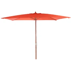 Sonnenschirm Lissabon, Gartenschirm Marktschirm, 2x3m Polyester/Holz 6kg Terracotta -Deutschland Garten Zier Verkaufs-Shop 6a01e6f30b7fc9522e3a881edc3238d5