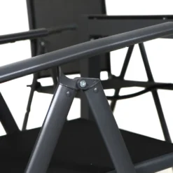 SVITA Gartenstühle Hochlehner Klappbar Campingstuhl Klappsessel 2er Set Metall Schwarz -Deutschland Garten Zier Verkaufs-Shop 6a25eb0a99a8dc89bee6007fe2c08170