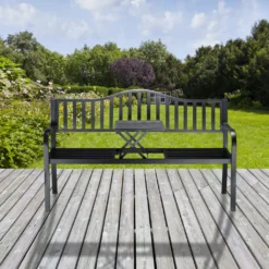 Relaxdays Gartenbank Mit Ausklappbarem Tisch -Deutschland Garten Zier Verkaufs-Shop 6ad0fd0146b8cf4be731018b900e96a8