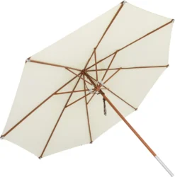 Anndora Sonnenschirm Marktschirm Gastronomie 4m Rund Natural Winddach UV-Schutz - Natural -Deutschland Garten Zier Verkaufs-Shop 6b875fb73c5630ad7a24813bbdfd41b0