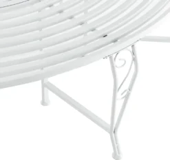 Baumbank Sorrent 160x84cm Rundbank 360° Gartenbank Parkbank Stahl Weiß -Deutschland Garten Zier Verkaufs-Shop 6ce046367632ad2c2badcfb670ee9892