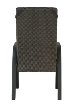 Ploß Gorgona Stapelsessel, Grau, Alu/Polyrattan, 58x72x111 Cm, Verstellbare Rückenlehne, Stapelbar -Deutschland Garten Zier Verkaufs-Shop 6d93e7e9a3b5e5e40f0ed9609d486e86