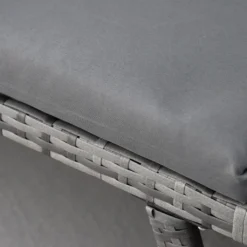 Outsunny Polyrattan Gartensofa 2 Sitzer Gartenmöbel Loungesofa Gartenbank Gartenliege Klappbar Armlehnen Stahl Grau 129 X 63 X 67 Cm -Deutschland Garten Zier Verkaufs-Shop 6e28c8949159f7f8cb9fcd0a78d7f796