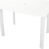 VidaXL Gartentisch Weiß 101 X 68 X 72 Cm Kunststoff