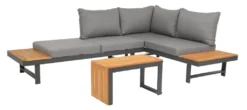 Acamp Loungegruppe Shadow 3tlg. Grau Mit Tisch 70 X 40 X 40 Cm -Deutschland Garten Zier Verkaufs-Shop 6ee0aa9e526072529e08057641bf0dbb